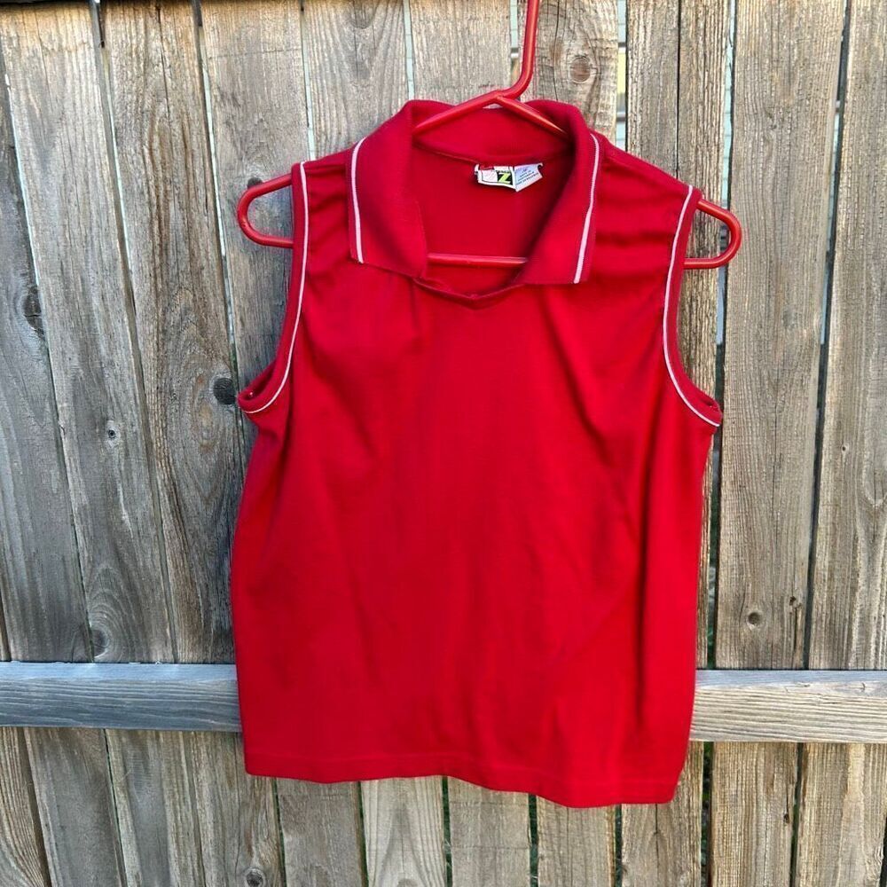 Vintage Energy Zone sleeveless collared shirt size xl